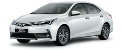 Toyota Corolla Altis màu trắng ngọc trai