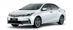 Toyota Corolla Altis màu trắng xứ