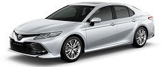 toyota camry màu bạc