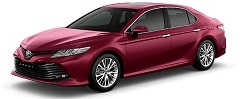 toyota camry màu đỏ đun