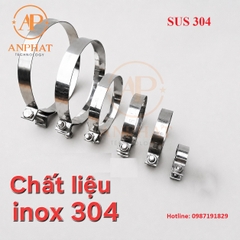 Đai Siết BuLong chuẩn inox 304 ( SIZE 25mm - 350mm )