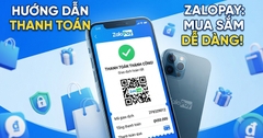 CÁC BƯỚC THANH TOÁN ĐƠN HÀNG BẰNG ZALO PAY