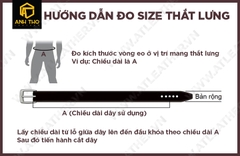 Đo và Cắt ngắn Thắt lưng (Dây nịt) sao cho đúng