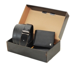 Combo Thắt lưng MNT4-24 + Ví EMO ngang