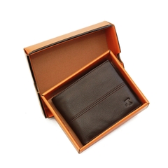 Ví ngang da bò Ý MIN-15