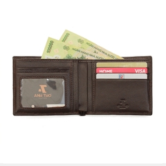 Ví ngang da bò Ý MIN-15