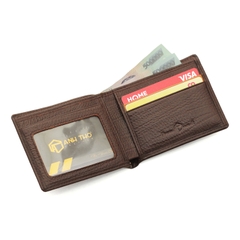 Ví mini da bò vân gỗ MGSW-01