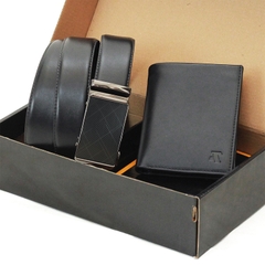 Combo Thắt lưng MNT4-70 + Ví EMO ĐỨNG