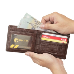 Ví mini da bò vân gỗ MGSW-01