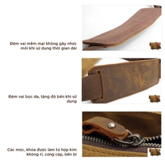 Túi đeo chéo vải bố cao cấp AT16928