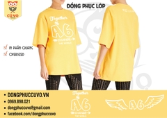 ÁO ĐỒNG PHỤC LỚP OVERSIZED MÀU VÀNG