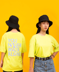 ÁO LỚP OVERSIZE YOU NEVER WALK ALONE