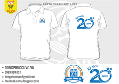 ÁO POLO KỶ NIỆM 20 NĂM RA TRƯỜNG