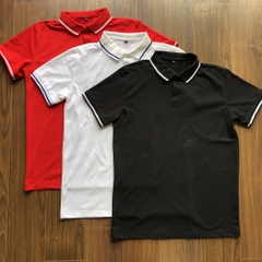 POLO TRƠN CỔ VIỀN KẺ