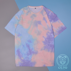 OVERSIZE T-SHIRT TIEDYE POLYESTER