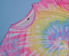 OVERSIZE T-SHIRT TIEDYE POLYESTER