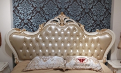 GIƯỜNG NGỦ TÂN CỔ ĐIỂN DÁT VÀNG 915B - HÀNG NHẬP KHẨU NGUYÊN CHIẾC