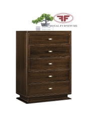TỦ 5 NGĂN KÉO INDOCHINE GỖ ÓC CHÓ NHẬP KHẨU  HT2328
