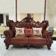 BỘ SOFA GỖ GÕ TÂN CỔ ĐIỂN 100% NHẬP KHẨU NGUYÊN CHIẾC 921GG