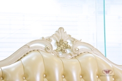 BỘ SOFA TÂN CỔ ĐIỂN ĐẸP TRẮNG KEM SANG TRỌNG 9901B