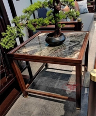 BÀN GÓC PHÒNG KHÁCH INDOCHINE MẶT ĐÁ TỰ NHIÊN
