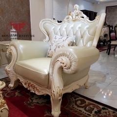 BỘ SOFA PHÒNG KHÁCH TÂN CỔ ĐIỂN DÁT VÀNG