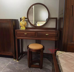 BÀN TRANG ĐIỂM NHỎ GỌN INDOCHINE GỖ ÓC CHÓ 9802-1M06