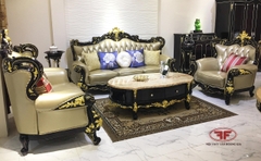 BỘ SOFA TÂN CỔ ĐIỂN DÁT VÀNG G9918