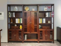 BỘ TỦ TÀI LIỆU INDOCHINE GỖ ÓC CHÓ NHẬP KHẨU 9801