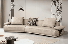 SOFA DA CAO CẤP TRẮNG BE TỐI GIẢN