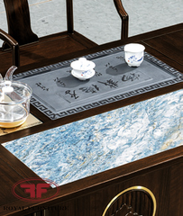 BÀN LÀM VIỆC INDOCHINE MẶT ĐÁ GỖ ÓC CHÓ CAO CẤP  HT2322