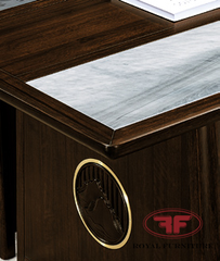 BÀN LÀM VIỆC INDOCHINE GỖ ÓC CHÓ NHẬP KHẨU CAO CẤP HT2363