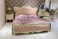 GIƯỜNG NGỦ NỈ HỒNG TÂN CỔ ĐIỂN CAO CẤP 881B