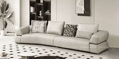 SOFA DA CAO CẤP TRẮNG KEM TỐI GIẢN