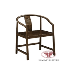 GHẾ LÀM VIỆC INDOCHINE GỖ ÓC CHÓ DÁNG CONG HT2396