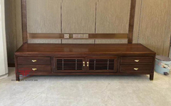 KỆ TIVI 2M PHONG CÁCH INDOCHINE MẶT GỖ 9802