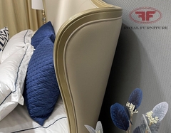 [ NHIỀU KÍCH THƯỚC]  GIƯỜNG NGỦ HIỆN ĐẠI LUXURY THIẾT KẾ DÁNG CONG ĐIỆU ĐÀ A8802