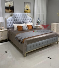 [ Nhiều kích thước  ] GIƯỜNG NGỦ GỖ TỰ NHIÊN HIỆN ĐẠI NHẬP KHẨU CAO CẤP A8807