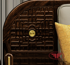 BỘ SOFA 123 INDOCHINE GỖ ÓC CHÓ NHẬP KHẨU CAO CẤP 2301