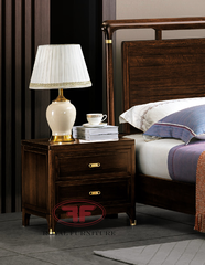 TÁP ĐẦU GIƯỜNG 2 NGĂN KÉO INDOCHINE GỖ ÓC CHÓ 2320