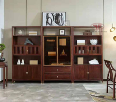 TỦ SÁCH PHONG CÁCH INDOCHINE DẠNG TỦ GHÉP