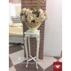 [Nhiều kích thước] ĐÔN HOA TRANG TRÍ TÂN CỔ ĐIỂN SAINA WHITE 955