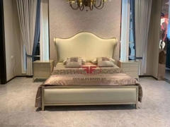 [ NHIỀU KÍCH THƯỚC]  GIƯỜNG NGỦ HIỆN ĐẠI LUXURY THIẾT KẾ DÁNG CONG ĐIỆU ĐÀ A8802