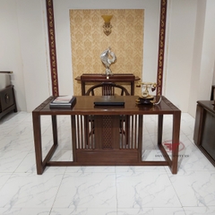 BÀN LÀM VIỆC INDOCHINE GỖ ÓC CHÓ 9801