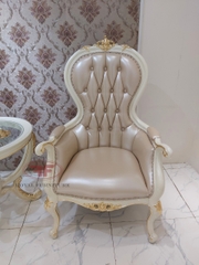 BỘ BÀN TRÀ 2 GHẾ PHÒNG NGỦ TÂN CỔ ĐIỂN DÁT VÀNG 930B