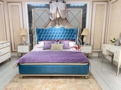 GIƯỜNG NGỦ HIỆN ĐẠI LUXURY NHẬP KHẨU BỌC NỈ A8816