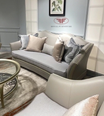 BỘ SOFA PHÒNG KHÁCH BỌC NỈ PHONG CÁCH HIỆN ĐẠI LUXURY MỚI NHẤT 8811