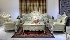 BỘ SOFA 113 TÂN CỔ ĐIỂN NHẬP KHẨU DA THẬT 9902B