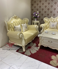 BỘ SOFA 123 TÂN CỔ ĐIỂN DÁT VÀNG NHẬP KHẨU 9901B-DV