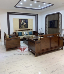 BỘ GHẾ SOFA INDOCHINE GỖ ÓC CHÓ A05-9805
